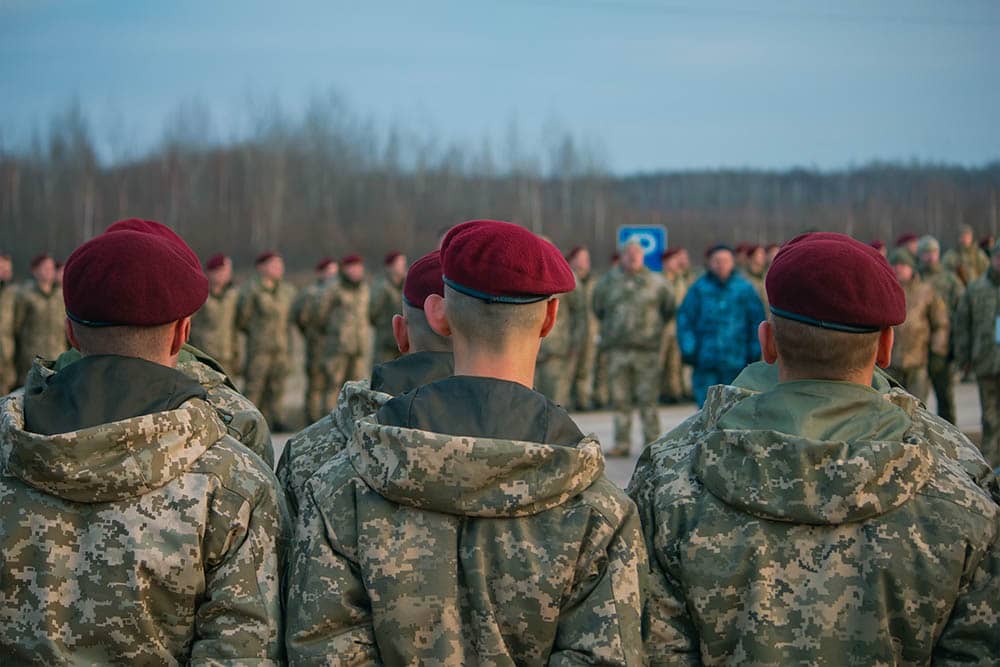 Ukrainian soldiers