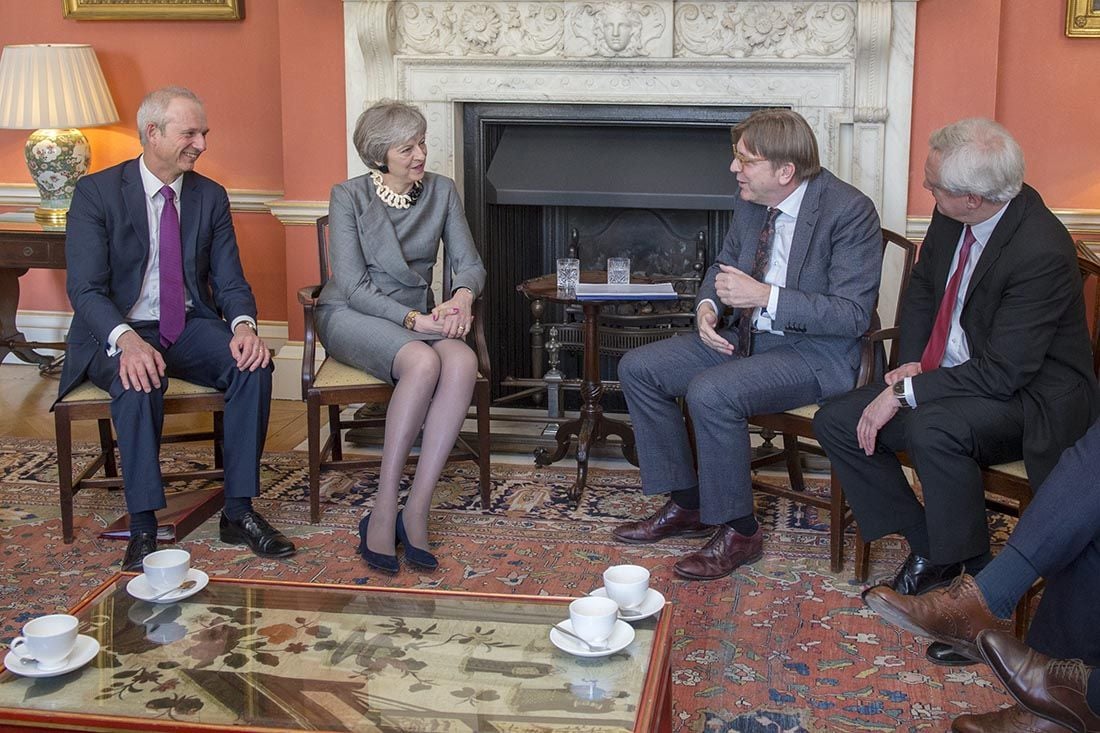 Verhofstadt and May meeting