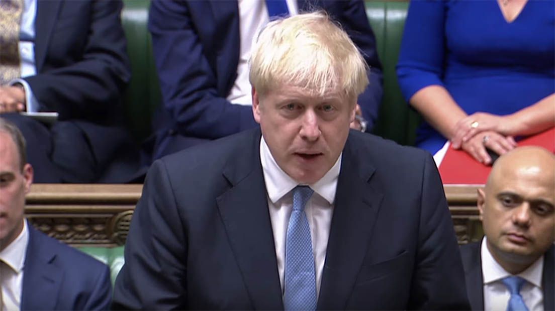 Johnson at first parliamentary statement