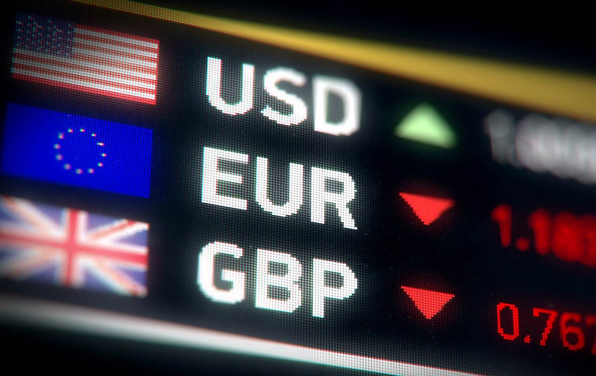 Pound Sterling vs. Euroa and Dollar